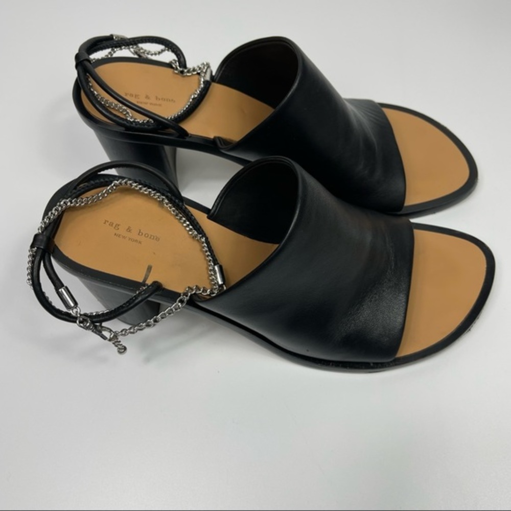 rag & bone Black Leather Heels - Picture 3 of 11